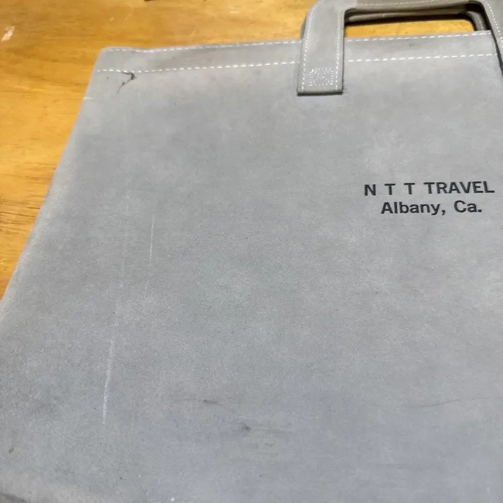 Vintage Attaché Travel Document Carriers 17” X 12” Lot Of 2